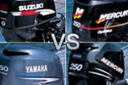 Test of 250 hp outboard motors