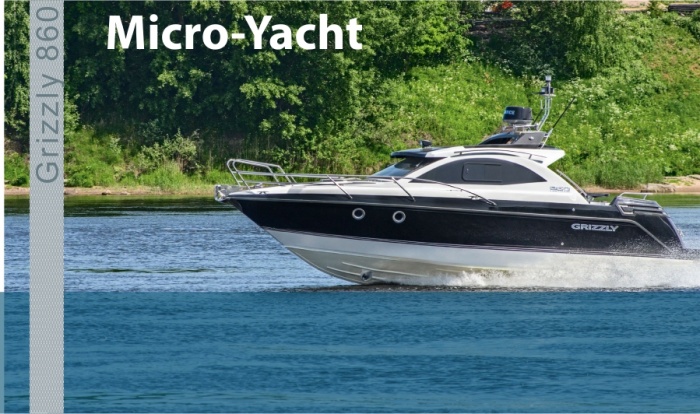 Magazin: Motor Boat & Yachting Russia. Micro-yacht - Grizzly 860 Firestorm